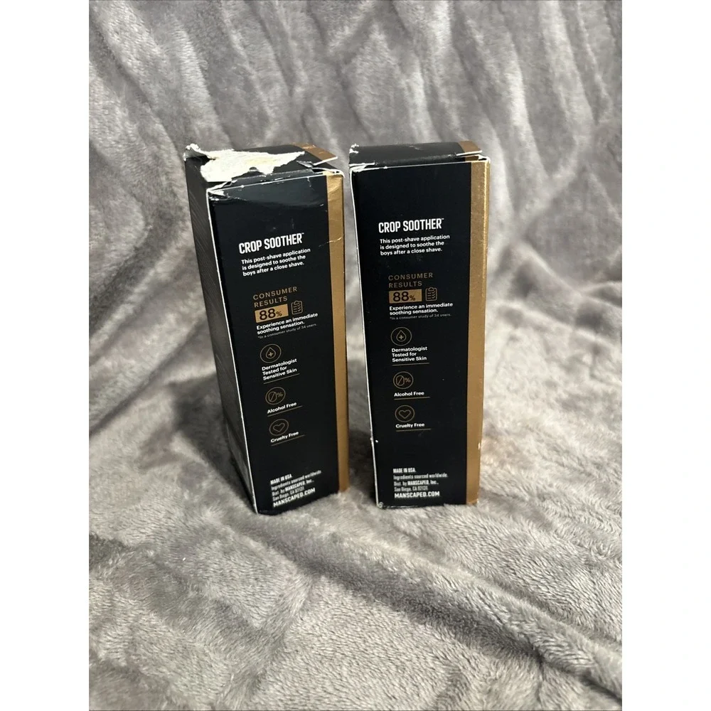 Lot Of 2- Manscaped Crop Soother Ball Aftershave Lotion 2 Oz‎ - New Sealed